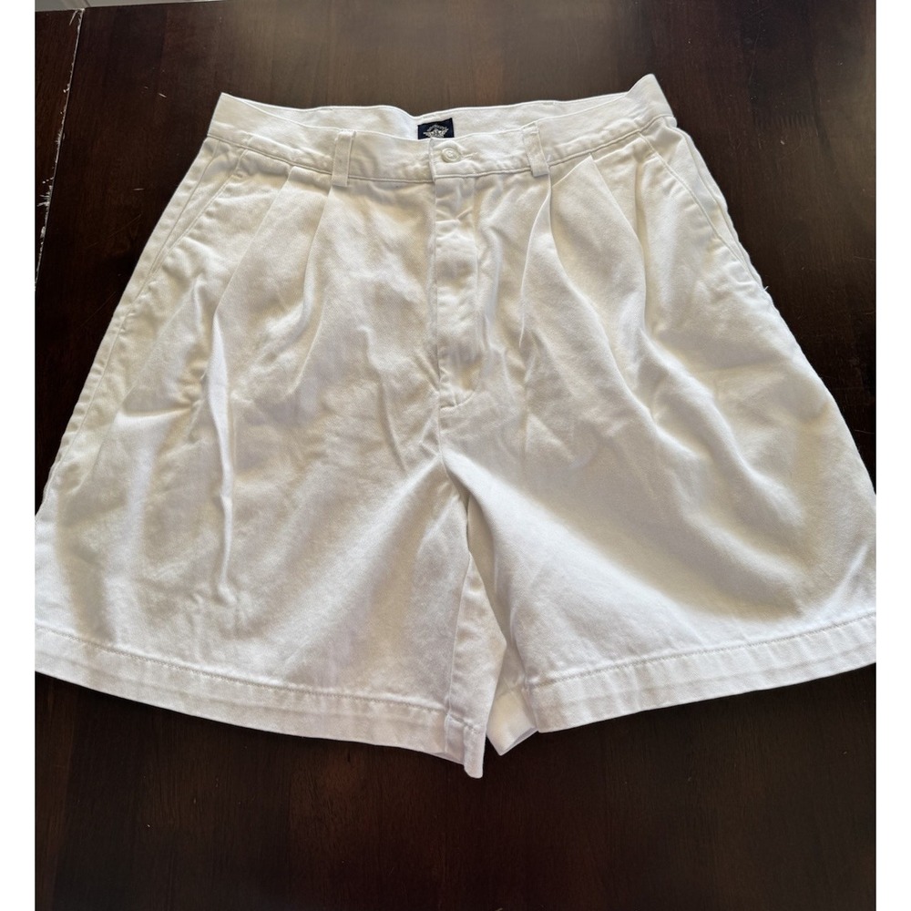 Vintage Mom Shorts Dockers High Waisted Baggy Loose Long 90s 29 Size 12‎ Large